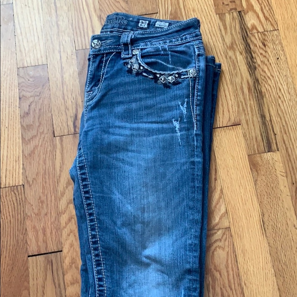 Miss Me Size 27 Boot Cut Jeans